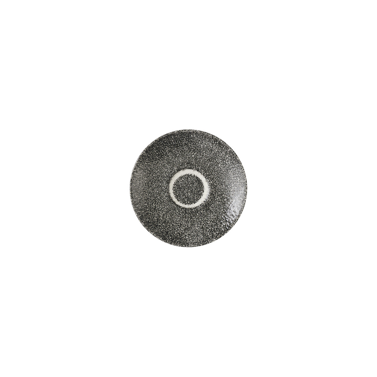 Studio Prints Raku, Espresso-Untertasse ø 118 mm Quartz Black